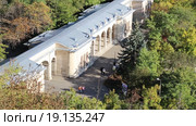 Пятигорск, Академическая (Елизаветинская) галерея (1853 г.) (2015 год). Стоковое видео, видеограф Валерий Шилов / Фотобанк Лори