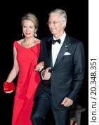 Official visit to Poland paid by His Majesty the King of the Belgians and Her Majesty the Queen of the Belgians. Reception hosted by His Majesty the King of the Belgians and Her Royal Majesty the Queen of Belgium. Редакционное фото, агентство BE&W Photo / Фотобанк Лори