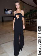 Joanna Krupa in sexy black dress at polish premiere of new Renault cars. Редакционное фото, агентство BE&W Photo / Фотобанк Лори