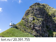 weather station on top of the ridge. Стоковое фото, фотограф Losevsky Pavel / Фотобанк Лори