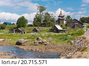 Россия, Мурманская область, Кольскиий полуостров, Кандалакшский район, село Ковда (2015 год). Стоковое фото, фотограф Александр Циликин / Фотобанк Лори