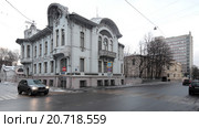 Москва. Улица Поварская особняк И. А. Миндовского и усадьба Я. М. Шлоссберга (2015 год). Редакционное фото, фотограф Дмитрий Неумоин / Фотобанк Лори