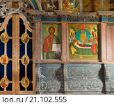 Россия, Карелия,  Кондопога. Онежское озеро. Успенская церковь. Иконы церкви (2015 год). Редакционное фото, фотограф Александр Циликин / Фотобанк Лори