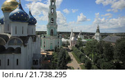 Троице-Сергиева Лавра. Съемки с коптера. MOV. Стоковое видео, видеограф Евгений Ковалев / Фотобанк Лори