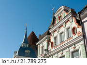 Таллинский Дом кино на улице Уус в Таллине (2015 год). Стоковое фото, фотограф Бурмистрова Ирина / Фотобанк Лори