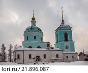 Церковь Введения во храм Пресвятой Богородицы. Ольгово (2016 год). Стоковое фото, фотограф Михаил Широков / Фотобанк Лори