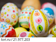Easter eggs with ornaments. Стоковое фото, фотограф Типляшина Евгения / Фотобанк Лори