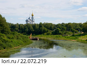 Река Вологда (2014 год). Стоковое фото, фотограф Александр Щепин / Фотобанк Лори