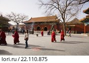 Ламаистский монастырь в Пекине. Китай. (2011 год). Редакционное фото, фотограф Владимир Чинин / Фотобанк Лори