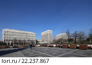 Офисное здание на Житной улице, Москва, Россия (2016 год). Стоковое фото, фотограф Владимир Журавлев / Фотобанк Лори