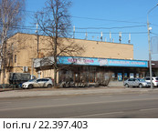 Кинотеатр «Солнцево». Улица Богданова, 19. Район Солнцево. Москва (2016 год). Редакционное фото, фотограф lana1501 / Фотобанк Лори