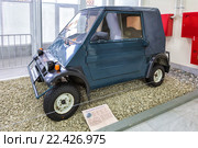 Автомобиль-мотоколяска "Кинешма М7901". «Сочи Автомузей» (2016 год). Редакционное фото, фотограф Сергей Лаврентьев / Фотобанк Лори