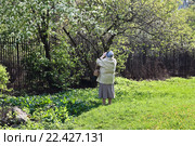 Бабушка фотограф (2012 год). Редакционное фото, фотограф Алёшина Оксана / Фотобанк Лори