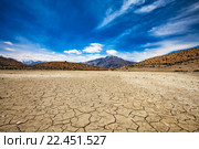Dry Dhankar lake India. Стоковое фото, фотограф Андрей Армягов / Фотобанк Лори