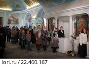 Празднование 500-летия со дня преставления святителя Серапиона в Покровском храме города Балашиха (2016 год). Редакционное фото, фотограф Дмитрий Неумоин / Фотобанк Лори
