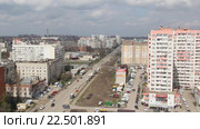 Панорама нового микрорайона на Восточно-Кругликовской улице города Краснодар (2016 год). Редакционное видео, видеограф Олег Хархан / Фотобанк Лори