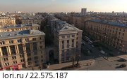 Проспект Стачек в сторону метро Автово. Кировский район, Санкт-Петербург (2016 год). Редакционное видео, видеограф Кекяляйнен Андрей / Фотобанк Лори