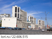Комплекс банковских зданий на проспекте Академика Сахарова в Москве (2015 год). Редакционное фото, фотограф Солодовникова Елена / Фотобанк Лори