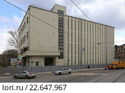 Таганская телефонная станция ПАО МГТС в Москве, Покровский бульвар, 5, строение 1 (2016 год). Редакционное фото, фотограф Алексей Гусев / Фотобанк Лори