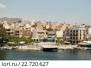 Агиос Николаос (Греция, Крит). Agios Nikolaos (Greece, Crete) (2015 год). Редакционное фото, фотограф Хименков Николай / Фотобанк Лори