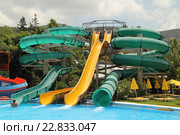 Аквапарк "Acqua plus" (Греция, Крит, Херсонисос). Water park "Acqua plus" (Greece, Crete, Hersonissos). (2015 год). Редакционное фото, фотограф Хименков Николай / Фотобанк Лори