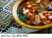 sour Russian soup. Стоковое фото, фотограф Александр Fanfo / Фотобанк Лори