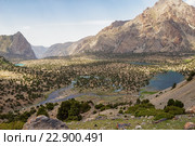 Куликолонские озера, Фанские горы, Таджикистан. Стоковое фото, фотограф Александр Усик / Фотобанк Лори