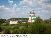 Вид на Ильинскую церковь (церковь Ильи Пророка), Суздаль, Золотое кольцо России (2016 год). Стоковое фото, фотограф Ирина Смирнова / Фотобанк Лори