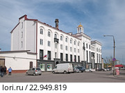Здание бывшего Управления финской православной церкви 1931 г. по улице Кирова. Сортавала. Республика Карелия (2016 год). Редакционное фото, фотограф Румянцева Наталия / Фотобанк Лори
