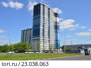 Жилой комплекс "M-House". Улица Академика Янгеля, 2. Район Чертаново Южное. Москва (2016 год). Редакционное фото, фотограф lana1501 / Фотобанк Лори
