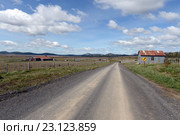 Старинная усадьба Викунья на Огненной Земле (2014 год). Редакционное фото, фотограф Free Wind / Фотобанк Лори