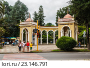 Вход в Сухумский ботанический сад (2015 год). Редакционное фото, фотограф Сергей Гусев / Фотобанк Лори