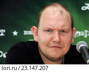 Вован Гаврилов на преес-конференции. Доброфест (2015 год). Редакционное фото, фотограф Голованов Сергей / Фотобанк Лори