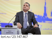 Председатель Коллегии Евразийской экономической комиссии Тигран Саргсян на Петербургском международном экономическом форуме ПМЭФ-2016. Редакционное фото, фотограф Игорь Долгов / Фотобанк Лори