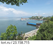 Вид на Спортивную гавань, город Владивосток (2016 год). Редакционное фото, фотограф Корнилова Светлана / Фотобанк Лори