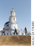 Церковь Иконы Божией Матери Казанская в Тельме, Иркутская область, Россия (2016 год). Стоковое фото, фотограф Наталия Макарова / Фотобанк Лори