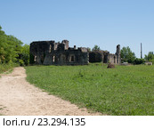 Развалины летнего дворца абхазских царей в Лыхны. Абхазия. Стоковое фото, фотограф Светлана Овчинникова / Фотобанк Лори