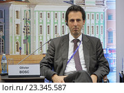 Оливьер Боск (Olivier Bosc) - президент, главный исполнительный директор, GE Healthcare по России и СНГ на Петербургском международном экономическом форуме ПМЭФ-2016. Редакционное фото, фотограф Игорь Долгов / Фотобанк Лори