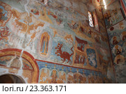 Фрески Апокалипсиса, Крестовоздвиженский собор. Тутаев. (2014 год). Стоковое фото, фотограф Колодчук Александра / Фотобанк Лори