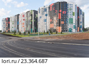 Новостройки нового квартала района Северный в Москве (2016 год). Стоковое фото, фотограф Алёшина Оксана / Фотобанк Лори