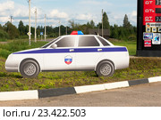 Макет автомобиля ДПС. Смоленская область (2016 год). Редакционное фото, фотограф Александр Щепин / Фотобанк Лори