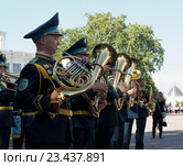 Военный духовой оркестр (2016 год). Редакционное фото, фотограф Павел Кулинич / Фотобанк Лори
