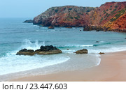 Amado Beach, Algarve, Portugal. (2016 год). Стоковое фото, фотограф Юрий Брыкайло / Фотобанк Лори