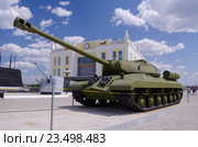 Тяжёлый танк ИС-3 в музее военной техники "Боевая слава Урала" (2016 год). Редакционное фото, фотограф Megapixx / Фотобанк Лори