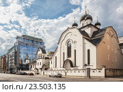 Старообрядческая церковь Знамения Пресвятой Богородицы на Тверской улице. Санкт-Петербург (2016 год). Редакционное фото, фотограф Галина Ермолаева / Фотобанк Лори