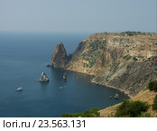 Мыс Фиолент. Черное море. Крым. Стоковое фото, фотограф Михаил Карташов / Фотобанк Лори