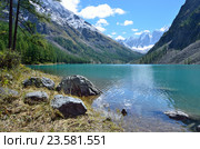 Россия, Большое Шавлинское озеро на Алтае. Стоковое фото, фотограф Овчинникова Ирина / Фотобанк Лори