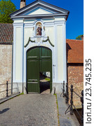Архитектурный комплекс Бегинаж Брюгге, Бельгия (2008 год). Стоковое фото, фотограф Ростислав Агеев / Фотобанк Лори