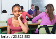 Student outcast in the class. Стоковое фото, фотограф Яков Филимонов / Фотобанк Лори