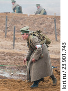 "Брусиловский прорыв". Военно-историческое шоу (реконструкция) (2016 год). Редакционное фото, фотограф Алексей Бок / Фотобанк Лори